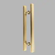 Barn Door Handles, Stainless Steel Door Handles,Stainless Steel Closet Cabinet Door Handles, H Shape Door Handle, for Bedroom, Bathroom