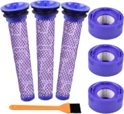 6 Pack Filter Replacement for Dyson V7 Motorhead, V7 Absolute, V7 Animal, V8 Ani