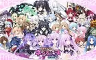 Anime blue eyes hair brown cave compa game cg green Custom Gaming Mat Desk