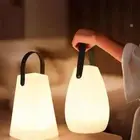 Outdoor Waterproof Cordless Table Lamp Smart Remote Control LED Camping Lamp New
