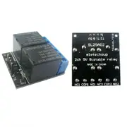 5V 2CH Flip-Flop Latch Relay Module Bistable Self-locking Trigger Switch Board