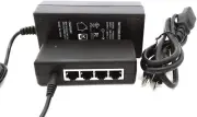 4-Ports Poe Injector Midspan, 48V65W Poe Switch Power over Ethernet Supply for 4