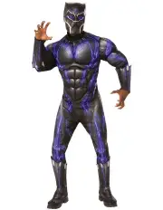 [RUBIES] Panther Battle Adults Dress Up Jumpsuit Costume in Black