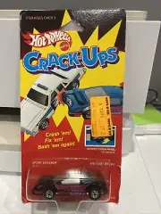 NIP Vintage 1985 Mattel Hot Wheels Crack-Ups Sport Crasher #7070 New Sealed