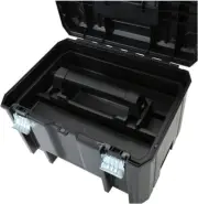 TSTAK Tool Box, Extra Large Design, Removable Tray for Easy Access to T....