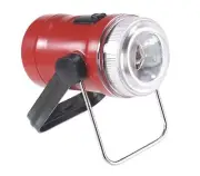 Mini Fast Focus Spotlight Torch Lantern Flashlight with Stand 4 AA Batteries