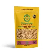 Terranevo Nuts, 100% Organic Pine nut kernels, A Grade, Roasted & Unsalted