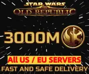 SWTOR Credits 3000M / All NA EU Servers - Star Forge, Satele Shan / Fast & Safe