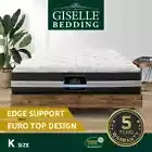 Giselle Bedding 30cm Mattress 7 Zone Pocket Spring Bed Medium Firm King