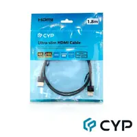 在飛比找momo購物網優惠-【CYP】CBL-H100 1.8m HDMI極細線(4K 