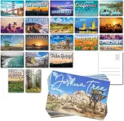 Pipilo Press Vintage California Travel Postcards, 20 Designs Bulk Set Multi