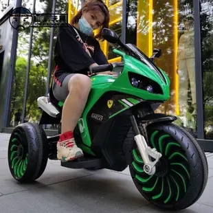 超大號兒童電動摩托車越野可坐人兩輪三輪二輪親子摩托跑車可充電 兒童電動車汽車 寶寶小孩可坐人 男孩車子 遙控車可坐大人