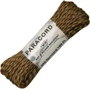 New Marbles Parachute Cord FDE Camo RG1209H 550 cord. 7 strand cord. Color: FDE