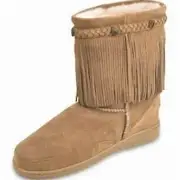 Minnetonka Moccasin 3559 &3551 Fringe Braided Boots