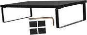 Monitor Bracket Computer Riser for Monitor Printer Riser Computer Stand for Desk Table Laptop Riser Small Table Stand Monitor Riser Stand Monitor Stand Table Plate Black