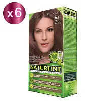 在飛比找Yahoo奇摩購物中心優惠-NATURTINT 赫本染髮劑 6.7淺巧克力棕x6 (15