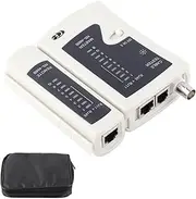 NS-468B BNC Network Cable Tester, Automatic Scanning, Drop Resistant Design, Soft Storage Bag, One Key Test, for RJ45 RJ11 Cables