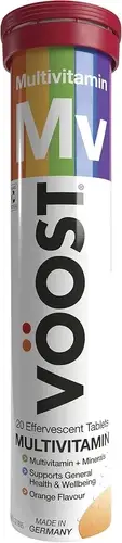 VÖOST Multivitamin Orange Effervescent Tablets 20 Pack,,.AU