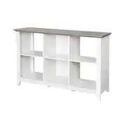 Maestro Furniture Broweville 6 Cubic Organizer Bookcase Display Cabinet - Grey O