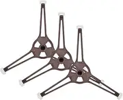 BIUDECO 3pcs Tray Base for Glass Plate Smooth Spinning Roller Ring Height Easy Cleaning for Kitchen Use