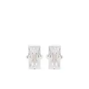 [Hatton Labs] Hatton Labs Rectangle Earrings ONE SIZE SILVER/WHITE