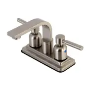 KB8468DL Concord 4 in. Centerset Bathroom Faucet with Push Pop-Up, Brushed Ni...