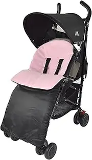Footmuff/Cosy Toes Compatible with Buggy Pushchair Stroller Pram Light Pink