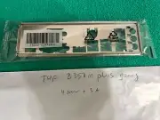 ASUS TUF B350M PLUS GAMING IO SHIELD BACK PLATE ( METAL ) ORIGINAL