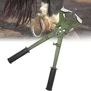 KHZKHC Livestock Hoof Trimming Tools, Horse Hoof Nipper, Maxi Opening 3.7 Cm, Blade Width 3.5 Cm, 0.6 Cm Thick, for Trimming Hoofed Animals, Goats, Sheep, Pigs, Cattle, Horses