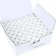 144pcs White 60S/2(90WT) Prewound Bobbin Thread Plastic Size A SA156 for Embroidery and Sewing Machine Polyester Thread Sewing Thread