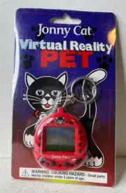 NEW & SEALED Johnny Cat Virtual Reality Pet Keychain Interactive Toy
