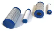 (Pack of 2) Inner & Outer Air Filter Kit for Yanmar 119515-12520, 11951512520