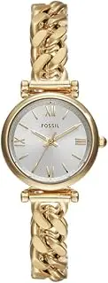 [FOSSIL] Women's Gold Stainless Steel Carlie Analogue Watch, 28mm