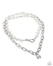Paparazzi Infinite Industry White Pearls Necklace