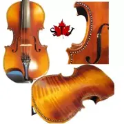 Guarneri style SONG profession Master inlay shell viola 17",Flamed back #12463