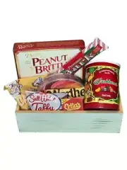 Old Fashioned Candy Wood Crate with Candy Fruit Slices