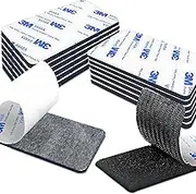 10 Pairs of Upgraded Hook and Loop Adhesive Strips – Heavy-Duty Industrial Mounting Tape, 1x4 Inch Double-Sided Interlocking Fasteners for Carpets, Couch Cushions, Picture Hanging, Home & Office Use