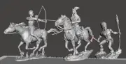 Cowboy wild West pack b scale 1:16 Models Kits United States native people DIY