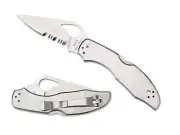 Byrd Meadowlark 2 Knife BY04PS2 2.93" Combo Edge Blade Stainless Steel Handle