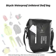 Bicycle Backpack Full Waterproof Unilateral Shelf Bag with Reflective Design
