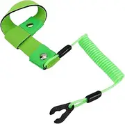 Mqetly Boat Kill Switch Lanyard,Wrist Strap Parts Replacement Engine Cut Off Stop Tether for Outdoor Sports Boat Jet Ski, Green
