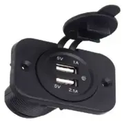 3.1A Dual USB Port Car Charger Cigarette Lighter Socket Outlet Phone Accessories (for: Renault)
