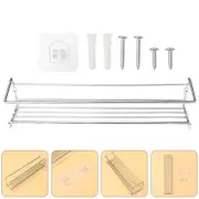 Pantry Seasoning Spice Bottle Storage Rack Wall Hook Heavy Duty Shelves