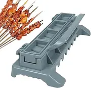 Barbecue Skewer Mold - Professional Skewer Barbecue Mold | Portable Kebabs Grilling Mould with Non-Stick Coating, Reusable BBQ Skewer Kit for Home, Garden, Picnic and Outdoor Cooking