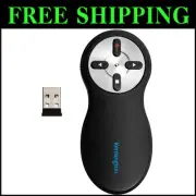 TAA Compliant Wireless Presenter with Secure Red Laser Pointer and Storage Space