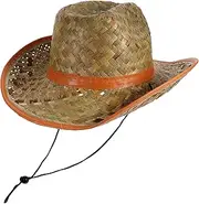 [Gatuida] Men's Sun Hat Straw Beach Hat Wide Brim for Comfortable Sun Protection Olive Green