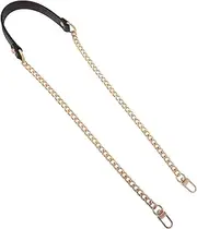 [Baluue] Chain Purse Straps Replacement for Crossbody Bags Brown Shoulder Strap for Handbags Comfortable Padding Versatile Use for Chic Style and Maximum Flexibility