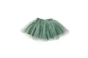 Soft Tulle Tutu Skirt with Wide Elastic Waist Band - Apple
