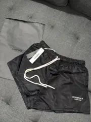 Fear Of God Essentials Nylon Running Shorts Jet Black New Men’s XS XSmall NWT