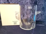Bohemia Crystalex 8" Ice Bucket 2 Handles Trio Czech Republic